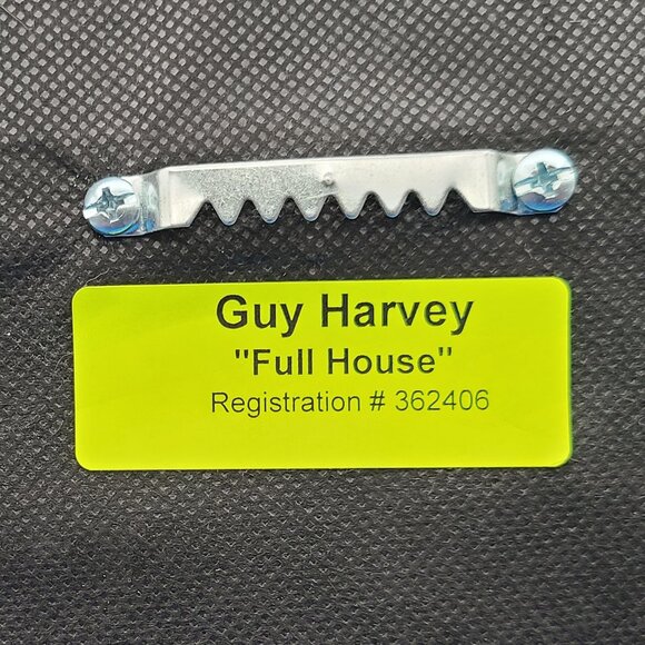 Guy Harvey Full House Framed Turtle Fish Dye Sublimation On Aluminum Registered - Picture 5 of 6